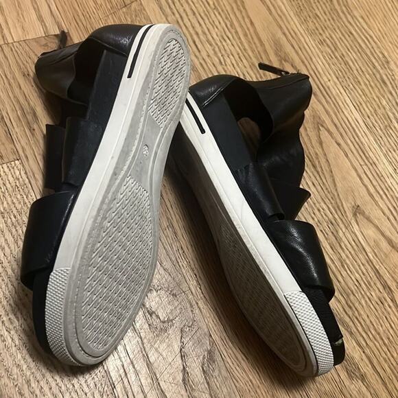 EILEEN FISHER SPORTS TUMBLED LEATHER‎ SNEAKERS SANDALS SIZE 8 1/2 - Picture 4 of 5